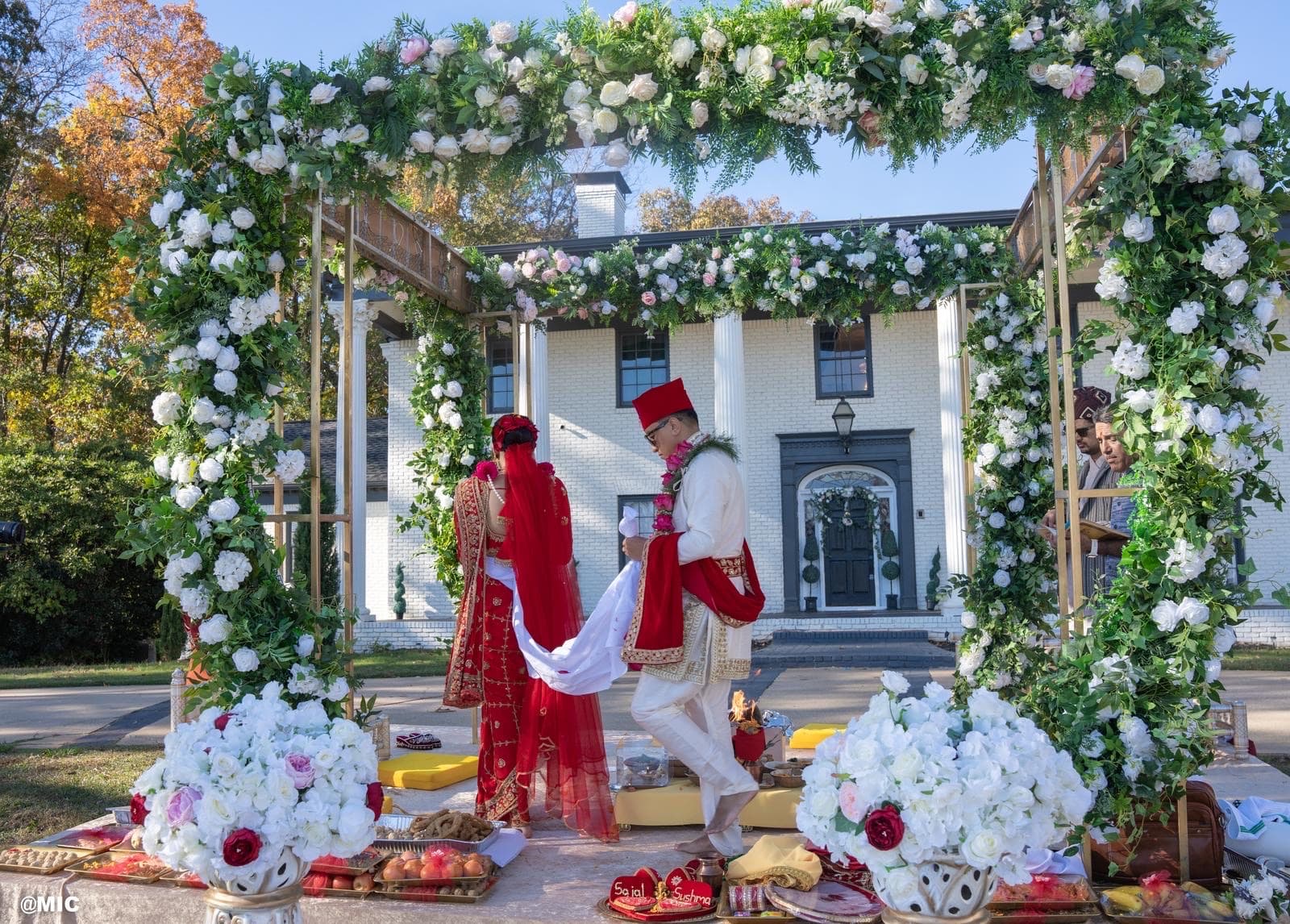 Reception table styling